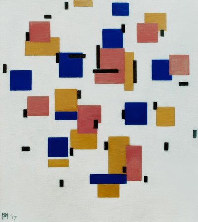 Komposition in Farbe B von Piet Mondrian